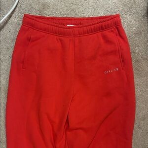 Aerie Vibrant Red Joggers